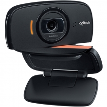罗技  摄像头 自动对焦1080P全高清360旋转折叠便携降噪B525